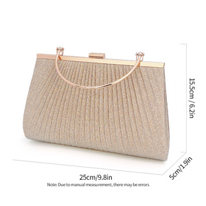 Glitter Clutch Purses for Women Evening Bags Clutches <b>Envelope</b> Handbags <b>Large</b> Wedding Party Prom Purse - Product Image 6