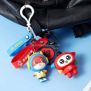 Porte-clés personnalisé en PVC, personnages de dessins animés personnalisés, articles en caoutchouc - Product Image 2