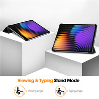 Funda de Cuero PU de Lujo con Soporte Tríptico y Función Inteligente para Tablet Mi Pad 7 Pro de 11.2 Pulgadas, Venta al Por Mayor de Fábrica, para Xiaomi Pad 7 2024