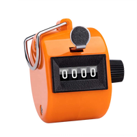 Compteur manuel à 4 chiffres rouge