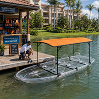 Bateau de tourisme transparent pour 6 passagers, idéal pour les projets hôteliers et les excursions aquatiques dans les stations balnéaires et les zones touristiques