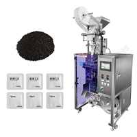 Machine de remplissage de granulés désiccants minéraux à coins arrondis et scellage 4 côtés, pour granulés antiadhésifs, absorbants d'humidité et parfumés en sachets