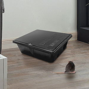 Station d'appât métallique pour le contrôle des rongeurs, noir, ruban, blanc, piège en métal <span class=keywords><strong>anti</strong></span>-RatsLive - Product Image 6