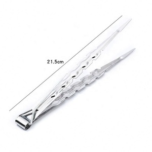 Pinzas de carbón metálicas grandes para shisha, pinzas largas para carbón, venta al por mayor - Product Image 1