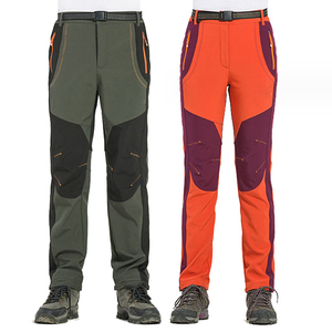 TONGYANG Thick Warm <strong>Fleece</strong> SoftShell <strong>Women</strong> Men Outdoor Pants Waterproof Hiking Trekking Fishing Camping Climbing <strong>Trousers</strong> - Product Image 2