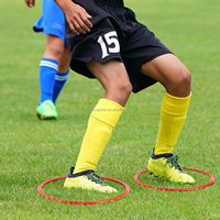 Juego de Anillos de Agilidad Multifunción, Postes de Entrenamiento de Velocidad con Base de Soporte, Anillo de Marcación para Entrenamiento de Fútbol