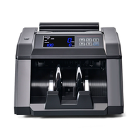 Compteur de billets de banque commercial portable rechargeable multi-devises, personnalisable pour la détection de plusieurs devises