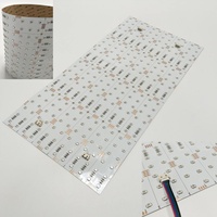 Haute qualité Ultra-mince 288LED 5050 RVB feuille 24V rétro-éclairage panneau lumineux Flexible LED Batten