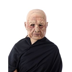 Décoration en latex de vieil homme effrayant pour festival, accessoires de fête, masque d'Halloween - Product Image 1