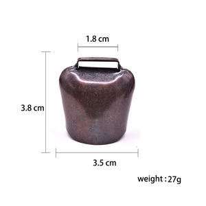 High Quality Sound Crisp Retro Pet <strong>Bells</strong> Cow <strong>Bells</strong> Noise Makers Bronze Metal Cow <strong>Bell</strong> - Product Image 4
