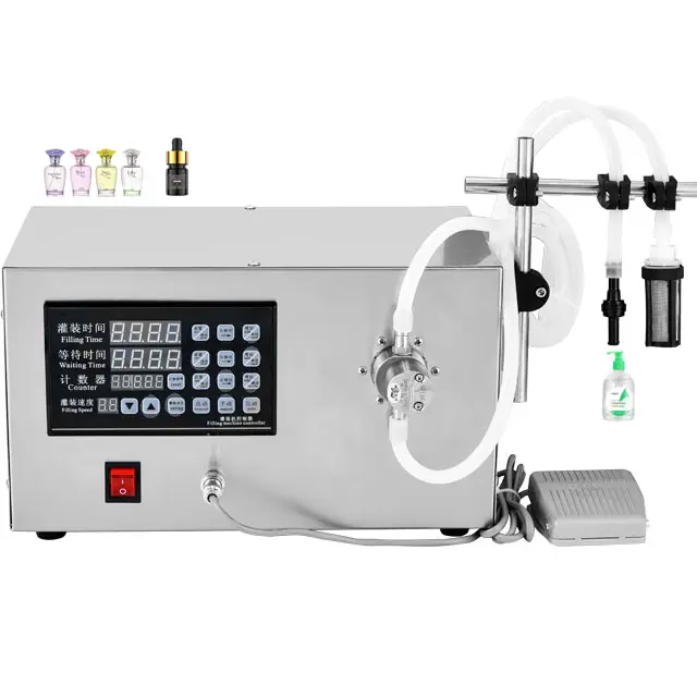 High Quality Electrical Magnetic Pump Water Beverage Essential Oil Perfume Filling Machine