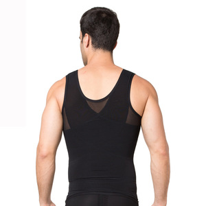 Chaleco Reductor de Abdomen para Hombre, Negro, Tela Delgada, Soporte de Cintura, Ropa Interior Moldeadora - Product Image 2