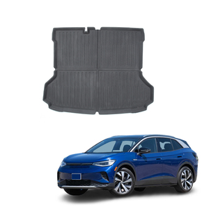 Alfombrillas impermeables para maletero de coche, Tpe, personalizadas, para todo tipo de clima, 3d, para <span class=keywords><strong>Volkswagen</strong></span> ID.4, 2021 - Product Image 1