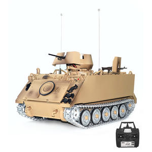 M113A1 Télécommande Modèle de combat RC à l'échelle 1:16 Véhicule <span class=keywords><strong>d</strong></span>'<span class=keywords><strong>assaut</strong></span> blindé en métal de cavalerie <span class=keywords><strong>Jouet</strong></span> Portée de 30m Batteries incluses - Product Image 1