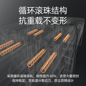 Cylindres pneumatiques à glissière à petite poussée HLQ 6/8/12/16/20/25-10S/30S/40S/50S/20S pour applications de poussée - Product Image 5