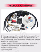 Kit de Conversión a Gas ACT para Autos GNV CNG, Kits de Conversión de 4 Cilindros en Venta, Kit Completo de Conversión a CNG