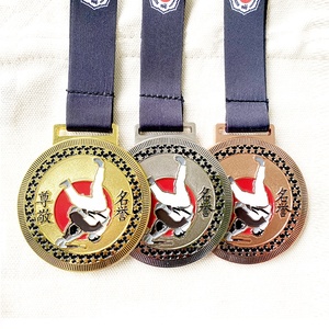 Großhandel Design Blanko-Metall Hochwertige Medaillen Brasilianisches Jiu-Jitsu Medaille Judo Jujutsu Taekwondo Karate Gold Auszeichnung Sportmedaille - Product Image 5