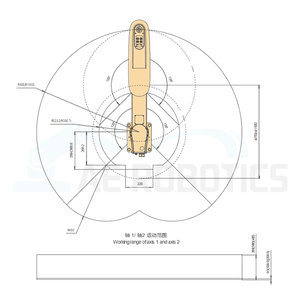 Braccio Robotico SCARA AIR20SC1000 ad Alta Stabilità, 4 Assi, Carico Utile 10kg, Eccellente Accelerazione e Decelerazione - Product Image 3