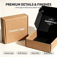 Boîtes d'expédition en gros avec logo personnalisé, encre à base de soja, boîte d'expédition en carton ondulé personnalisée, boîte d'expédition noire de haute qualité personnalisée