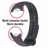 Correa de Reloj de Silicona Suave con Conector Metálico, Compatible con Xiaomi Smart Band 10 9 8 8 NFC, Liberación Rápida, para Deportes Diarios