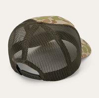 Casquette Trucker 5 Panneaux Personnalisée Haut de Gamme avec Logo Brodé, Motif Camouflage Hip-Hop Formel, en Toile Polyester/Coton Haute Performance