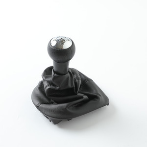 Pommeau de levier de vitesse en cuir pour Peugeot 307, pièce de rechange lavable - Product Image 2