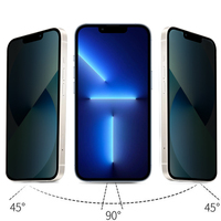 Protection d'écran de confidentialité de haute qualité, dureté 9H, pour iPhone 11 12 13 14 15 Pro Max, protection d'écran de confidentialité professionnelle