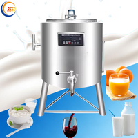 Machine de pasteurisation de lait, yaourt, eau de coco, jus de fruits 50L 500L 1000L