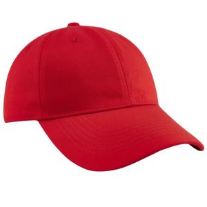 Gorra de Béisbol Roja de Algodón 100% a Bajo Precio en China, con Bordado a Mano y Estampado en Relieve, Diseño Personalizado Unisex - Product Image 1