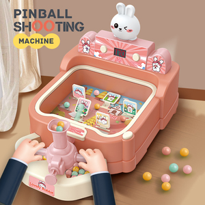 Barato <span class=keywords><strong>Navidad</strong></span> escritorio Pinball tiro puntuación máquina tragamonedas dibujos animados Animal niños plástico juego de mesa con música - Product Image 2