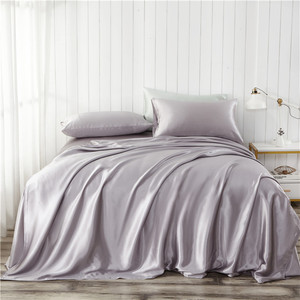 2021高品质家庭和酒店定制100% 桑蚕丝床上用品套装 - Product Image 1