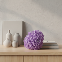 Fleur stabilisée, branche unique d'hortensia Anna, technique de teinture pour une longue durée de vie, pour bouquet de mariage, Noël, Pâques, Fête des Mères