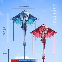 Nouvelle Grande Cerise en Voile Pterodactyle 2025 pour Enfants et Adultes, Facile à Piloter dans une Brise Légère, en Nylon