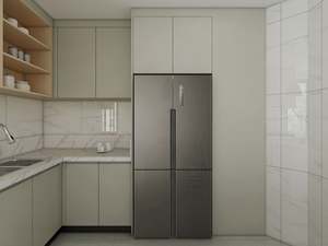 Mueble de Cocina Moderno y Elegante con Encimera con Patrón de Mármol, Diseño Limpio y Brillante, Diseño Funcional y Amplio Espacio de Almacenamiento - Product Image 3