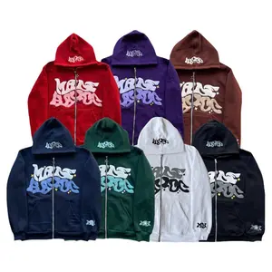 2023 Streetwear Womens Y2K Over Men Hip-hop Hoodies Y2K Jacket Cool Puff Printing Fashion Clothes Womens Zip Up Hoodie Hoody