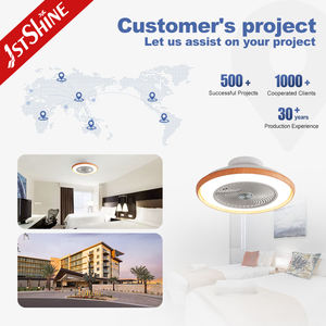 Ventilador <span class=keywords><strong>de</strong></span> Techo LED 1stshine, 6 Velocidades, Viento Ajustable, Control <span class=keywords><strong>Remoto</strong></span> Inteligente, Ventilador <span class=keywords><strong>de</strong></span> Techo Redondo <span class=keywords><strong>de</strong></span> Plástico - Product Image 5