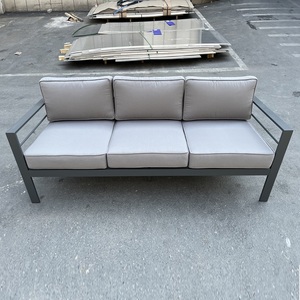 Set da Giardino in Alluminio <span class=keywords><strong>Mobili</strong></span> da Esterno Tavolo da Patio Divano Componibile con Poltrona Soggiorno da Esterno Gruppo di Sedute <span class=keywords><strong>per</strong></span> Terrazza Balcone <span class=keywords><strong>e</strong></span> Cortile - Product Image 3