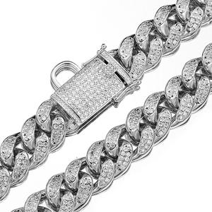 <span class=keywords><strong>Collar</strong></span> de cadena de acero inoxidable para perro, <span class=keywords><strong>collar</strong></span> con eslabones cubanos, 316l, 2020 - Product Image 3