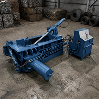 Presse à balles hydraulique horizontale pour métaux ferreux, machine compacteuse industrielle pour le recyclage des déchets de fer, d'aluminium et de cuivre