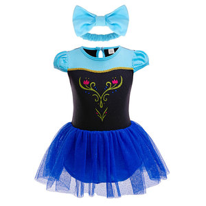Vestido de Tutú de Ballet para Niñas, Disfraz de Danza para Actuaciones en Escenario y Práctica Diaria, Disfraz de Princesa Elsa de Halloween, Algodón - Product Image 3