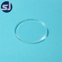 SJ QUARTZ Lentilles optiques en quartz transparent, fenêtres de visualisation carrées pour usage en laboratoire, soudage, découpe, épaisseur de 0,5 mm à 20 mm