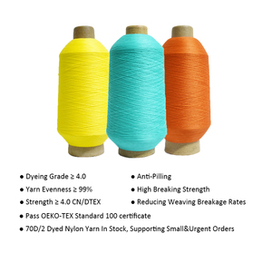 Salud Phong Cách Căng Cao 100% Nylon Sợi 70 2 Hank Nhuộm Nylon 66 24F 48F 68F Nylon 6 Cho Vớ Dệt Và Dệt Kim - Product Image 2