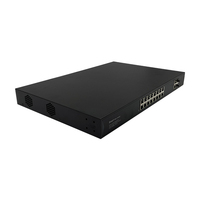 Yüksek kaliteli tam gigabit 16 port ağ anahtarı 2 sfp ve 2 uplink poe + + anahtarı