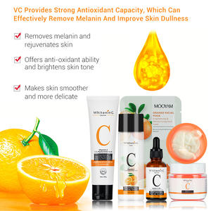 Soin De Visage La Peau Kit Perawatan Kulit, Perlengkapan Perawatan Kulit Pemutih Pelembab Pencerah Vitamin C - Product Image 4