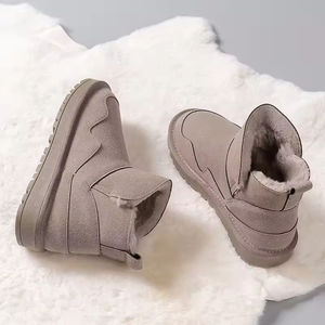 Botas de Nieve Gruesas con Forro de Cachemira, Nuevas Botas de Invierno Cálidas de Algodón, Antideslizantes, con Suela Gruesa - Product Image 3