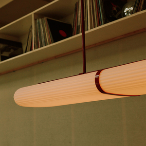 Lampadario in acrilico per ristorante nordico moderno unico design creativo caffè decorazioni lunghe lineari in acrilico - Product Image 3