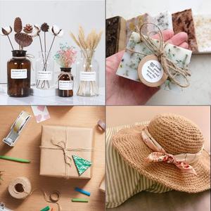 Ficelle en jute brute 1500m/rouleau, 2 brins, 1 mm 2 mm, ficelle de jardinage, bricolage, emballage cadeau, emballage, jardinage, <span class=keywords><strong>corde</strong></span> en jute - Product Image 6