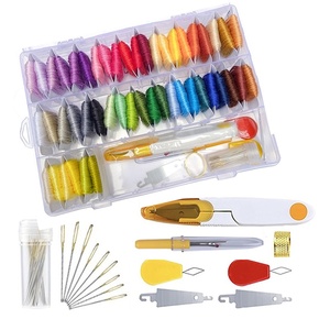 Kit <span class=keywords><strong>de</strong></span> Bordado al por Mayor, Tarjetas <span class=keywords><strong>de</strong></span> Hilo <span class=keywords><strong>de</strong></span> Poliéster Pre-enrolladas, <span class=keywords><strong>Aguja</strong></span> <span class=keywords><strong>de</strong></span> Punch Needle, 50/100/96/108 Colores, Pulsera Bordada con <span class=keywords><strong>Punto</strong></span> <span class=keywords><strong>de</strong></span> <span class=keywords><strong>Cruz</strong></span> - Product Image 3