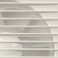 Nouveau ventilateur extracteur mural carré en plastique de 6 pouces à persiennes pour la maison, modèle 2025, en promotion