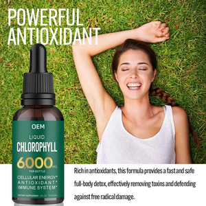 สารสกัดคลอโรฟิลล์มัลลีนแบบหยด ยี่ห้อ OEM สำหรับผลิตภัณฑ์ฉลากส่วนตัว อาหารเสริมดีท็อกซ์ เสริมสร้างภูมิคุ้มกัน คลอโรฟิลล์เหลวจากธรรมชาติ ปราศจากส่วนผสมจากสัตว์ - Product Image 3